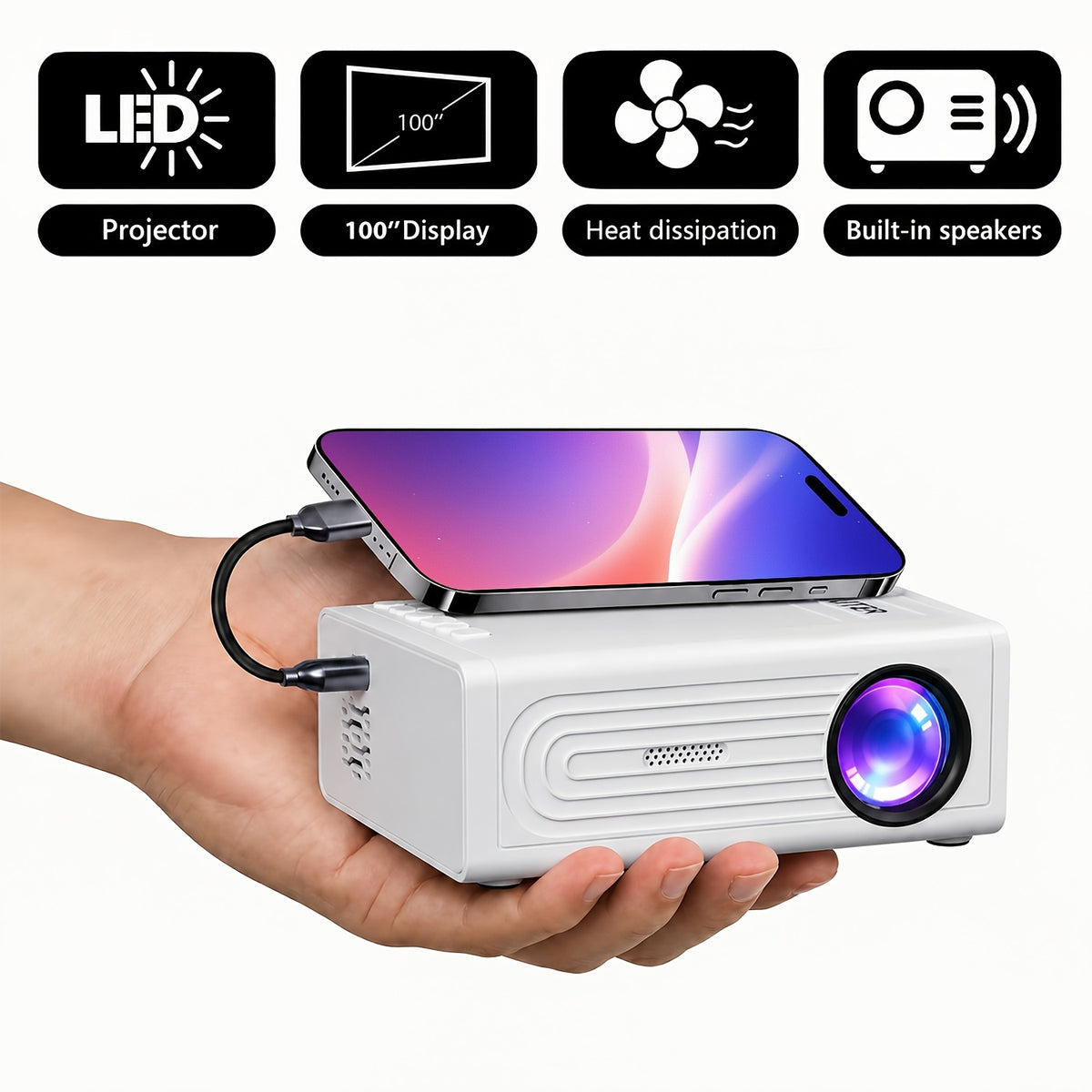 Mini Portable Video Projector