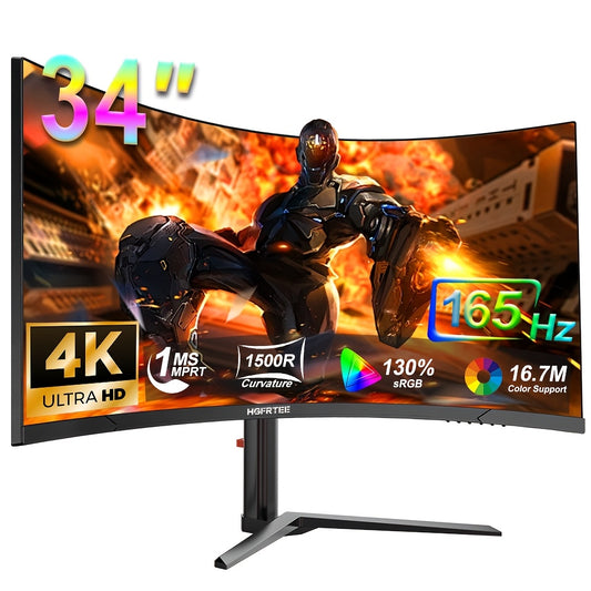 34-Inch Curved UWQHD Monitor 3440×1440 165Hz