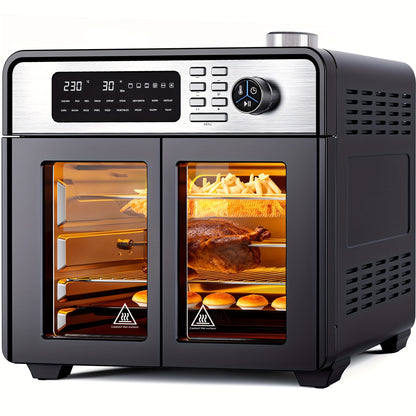 28L Air Fryer Oven with Rotisserie 18-in-1