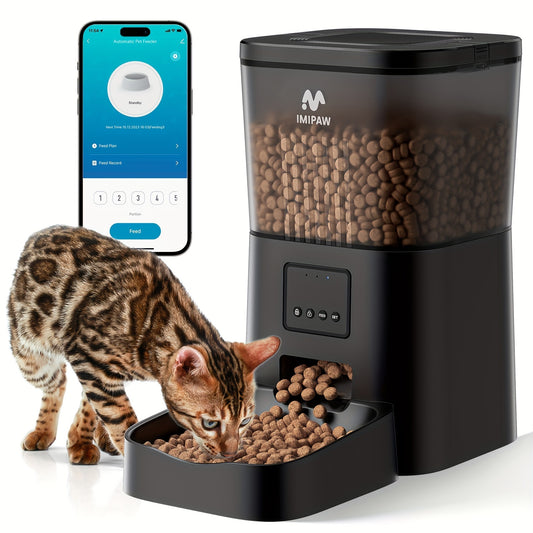 4L WiFi Automatic Cat Feeder with App Control