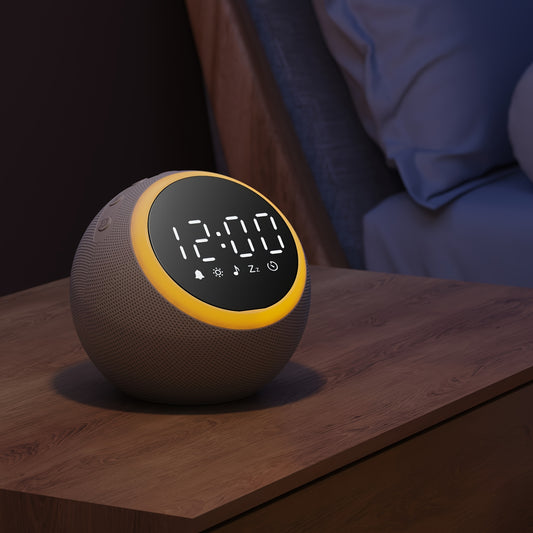 White Noise Sound Machine with Night Light & Alarm Clock