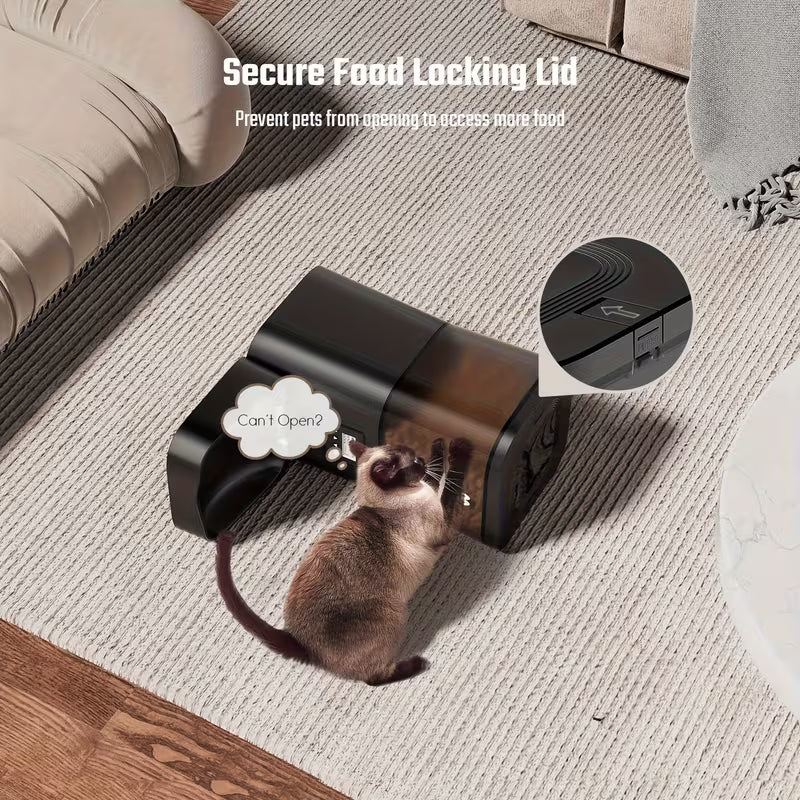 4L WiFi Automatic Cat Feeder with App Control