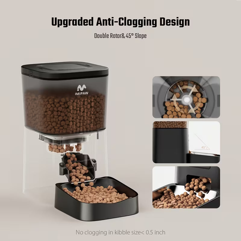 4L WiFi Automatic Cat Feeder with App Control