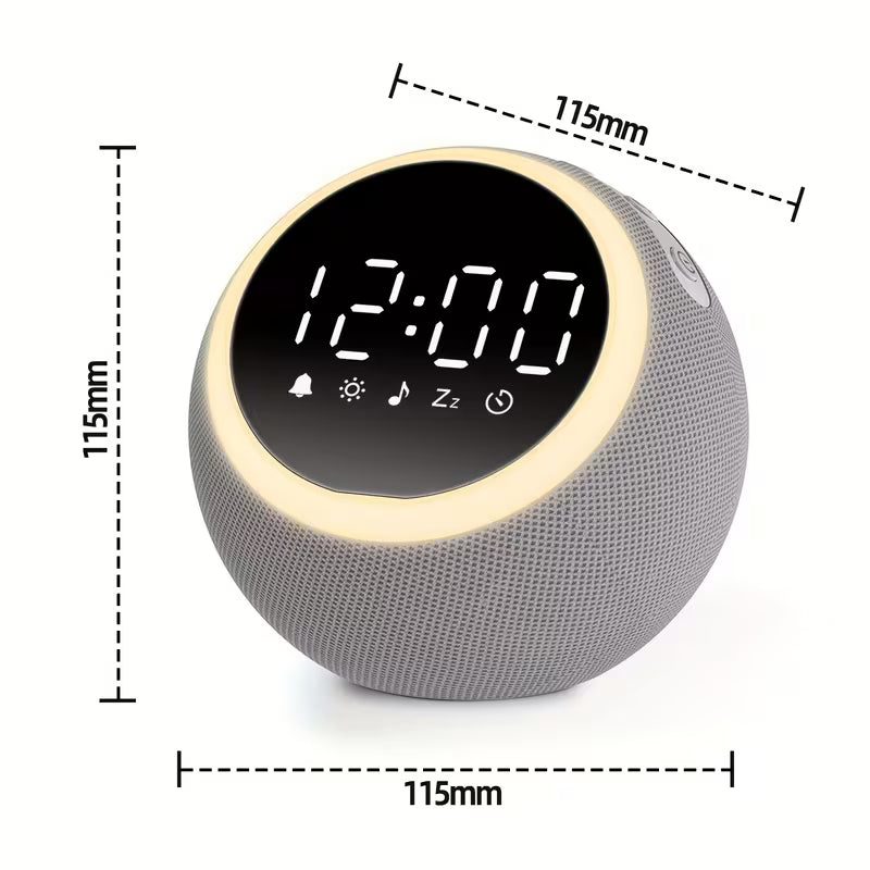 White Noise Sound Machine with Night Light & Alarm Clock