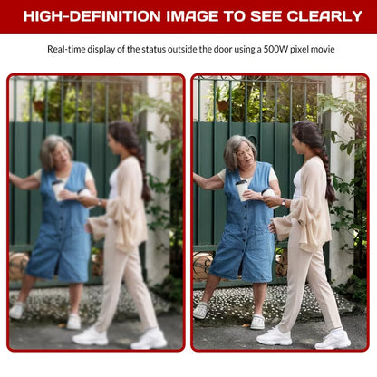Smart Doorbell Camera with 4.6-Inch HD Display