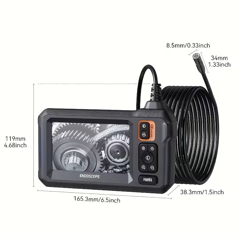WKR Industrial Endoscope Camera 1920 HD 8mm IP67