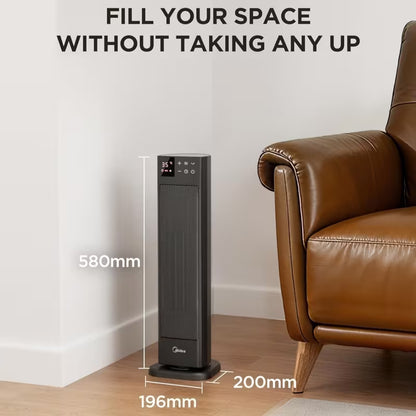 2000W Ceramic Space Heater 23-Inch