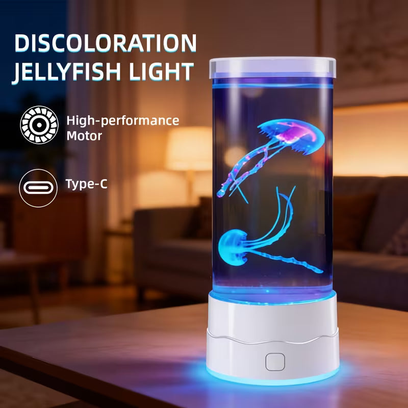 Silent Color-Changing Jellyfish Lamp