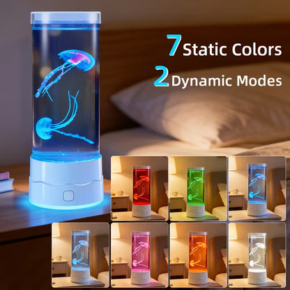 Silent Color-Changing Jellyfish Lamp