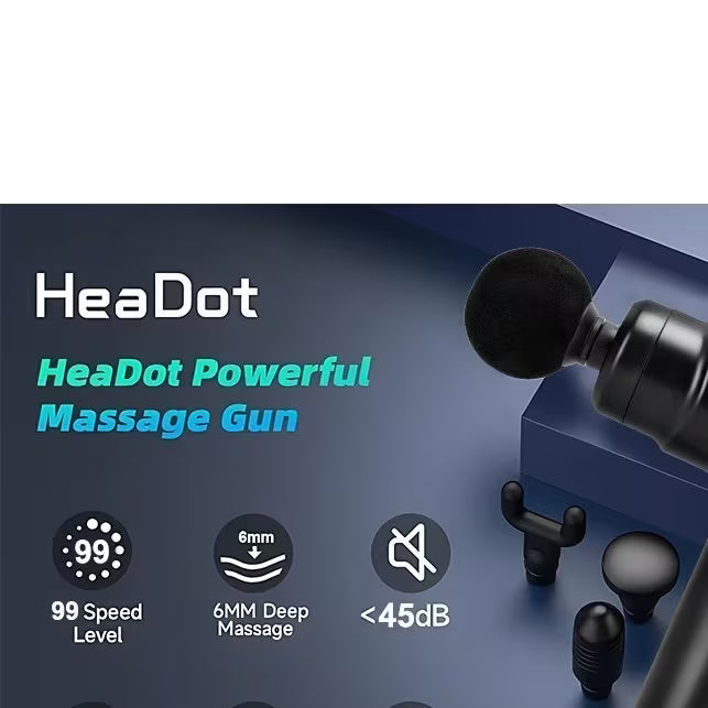 Mini Massage Gun with 99 Speed Levels