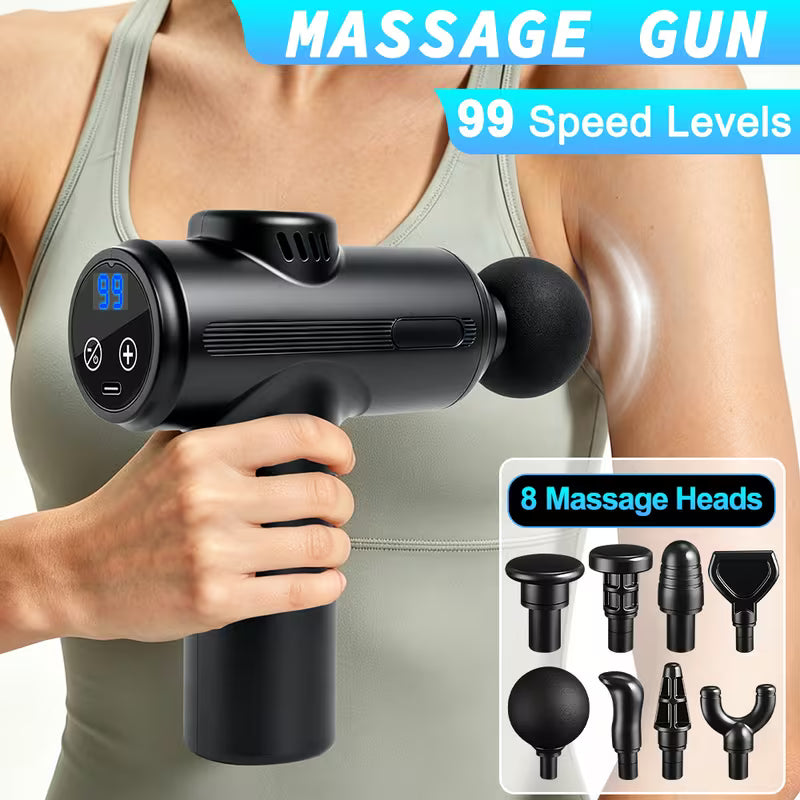 Mini Massage Gun with 99 Speed Levels