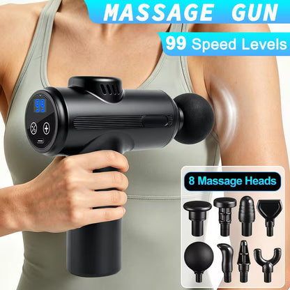 Mini Massage Gun with 99 Speed Levels
