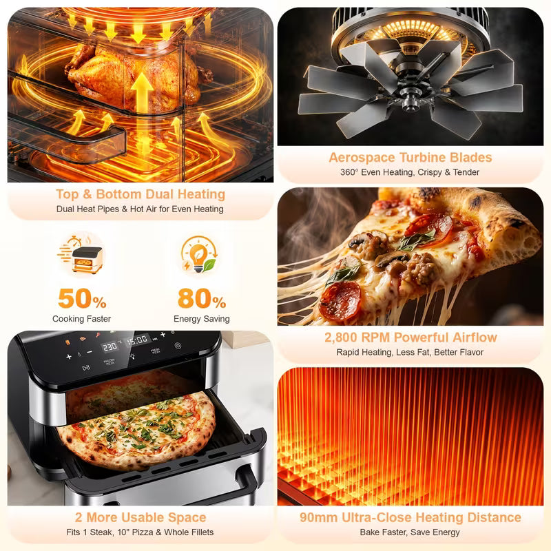 10-Inch Multi-Functional Pizza Oven