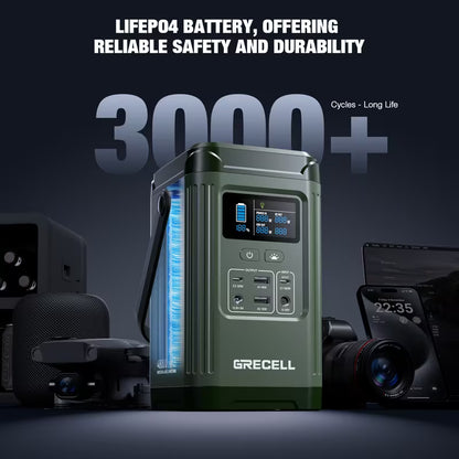 240W Portable Power Station 153.6Wh LiFePO4 Battery
