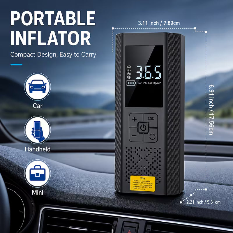 Portable USB Rechargeable 150 PSI Air Compressor