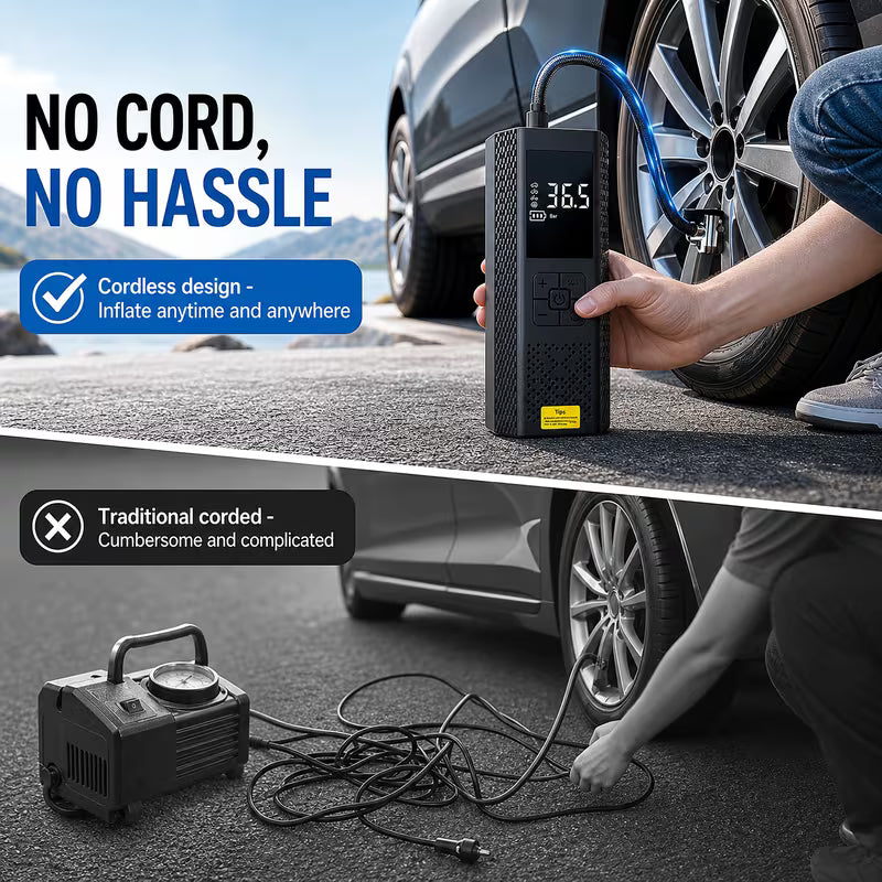 Portable USB Rechargeable 150 PSI Air Compressor