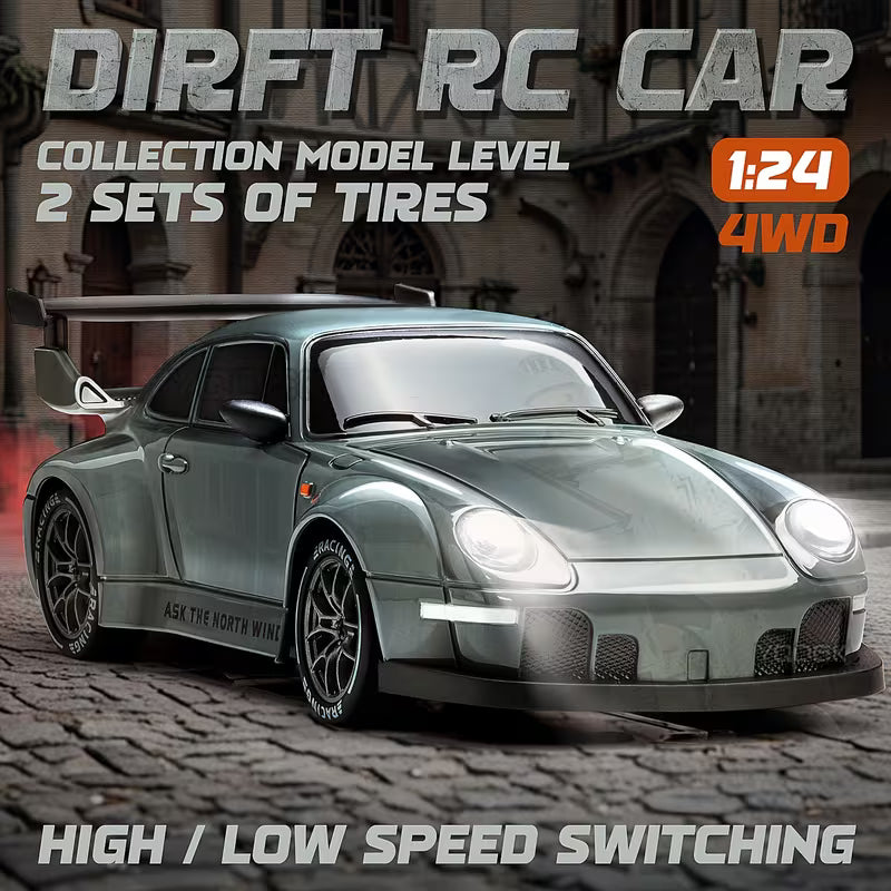 1:24 Scale High-Speed Racing RC Car with 2.4G Remote Control