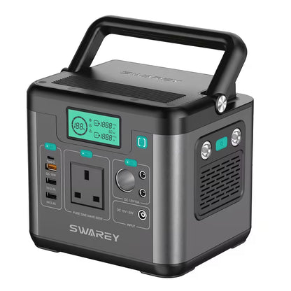Portable Power Station 222Wh with 100W Solar Panel