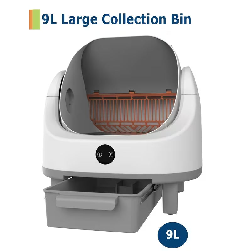 Large Self-Cleaning Enclosed Cat Litter Box